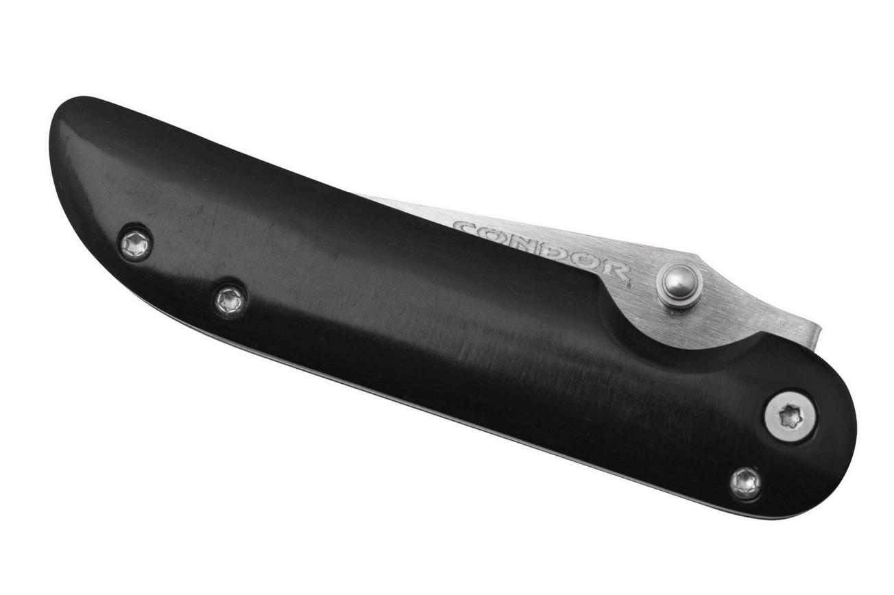 Condor Wendigo Folder CTK809-34HC, 1095 High Carbon, Paper Micarta, zakmes