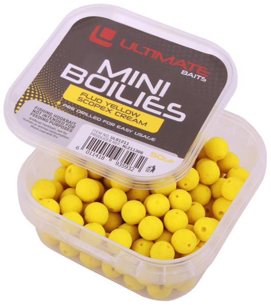 Mini Bouillettes Pré-percées Ultimate Baits 9mm