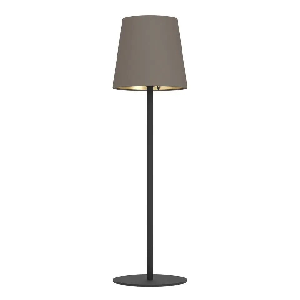 EGLO Fiorana Tafellamp - E14 - 53 cm - Zwart/Cappucino/Goud