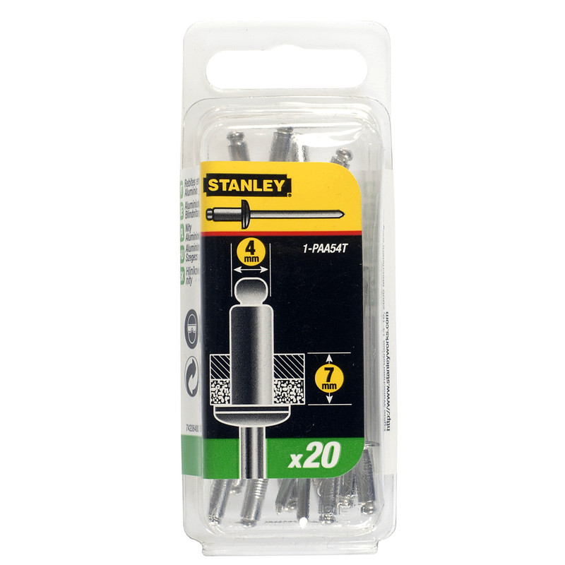 Stanley blindklinknagels 4x7mm