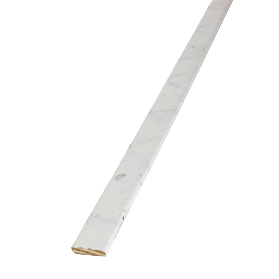 Plakplint Wit Marmer MDF 2,4 cm
