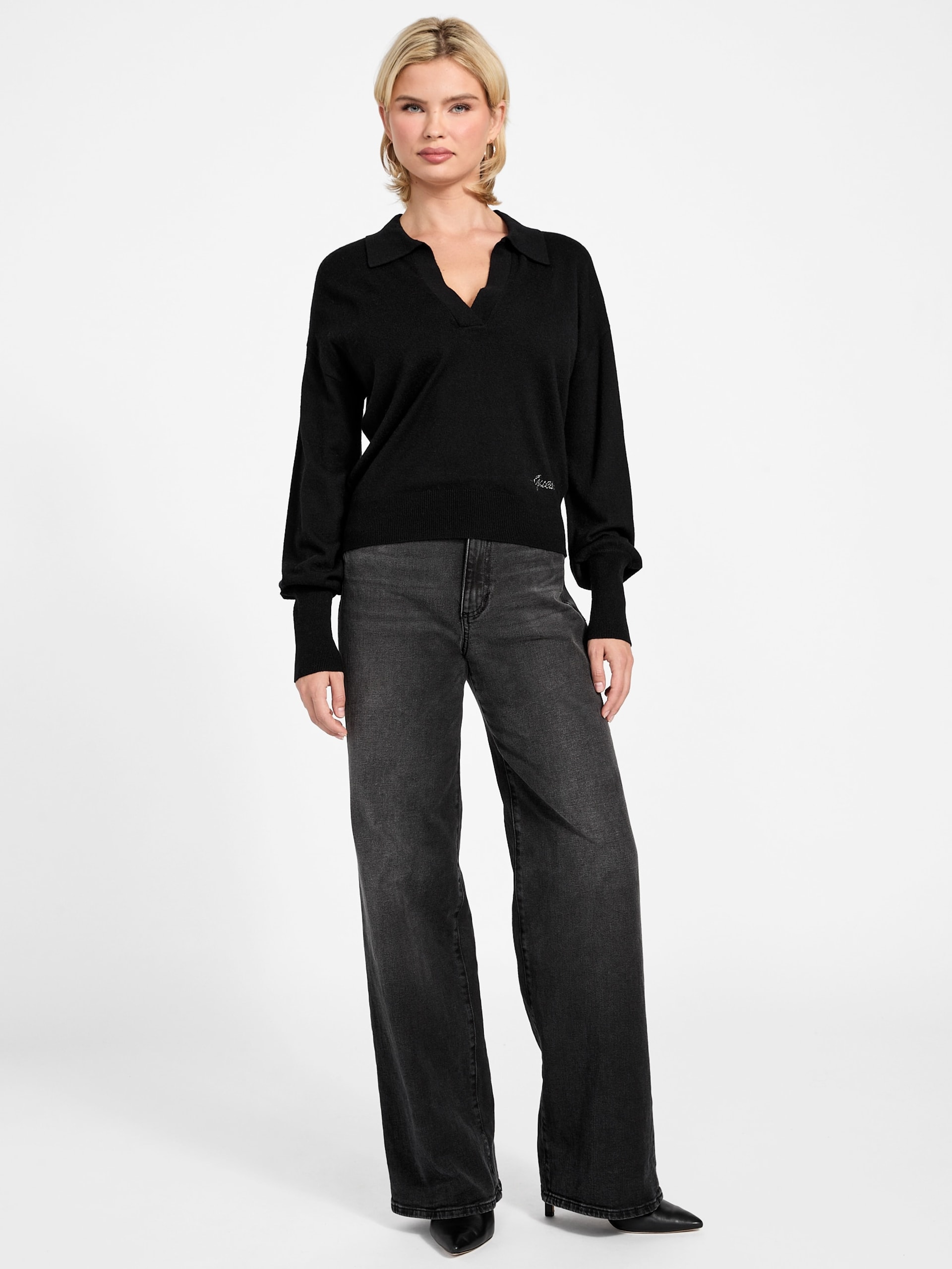 Suéter em mistura de cashmere