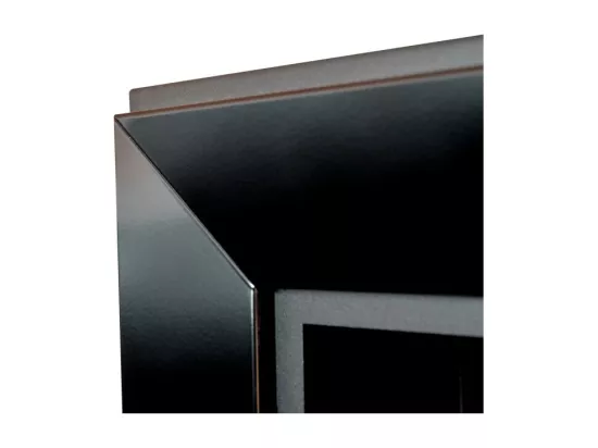 Cheminée au bioéthanol encastrable en acier inoxydable Frame 900 SimpleFire avec verre