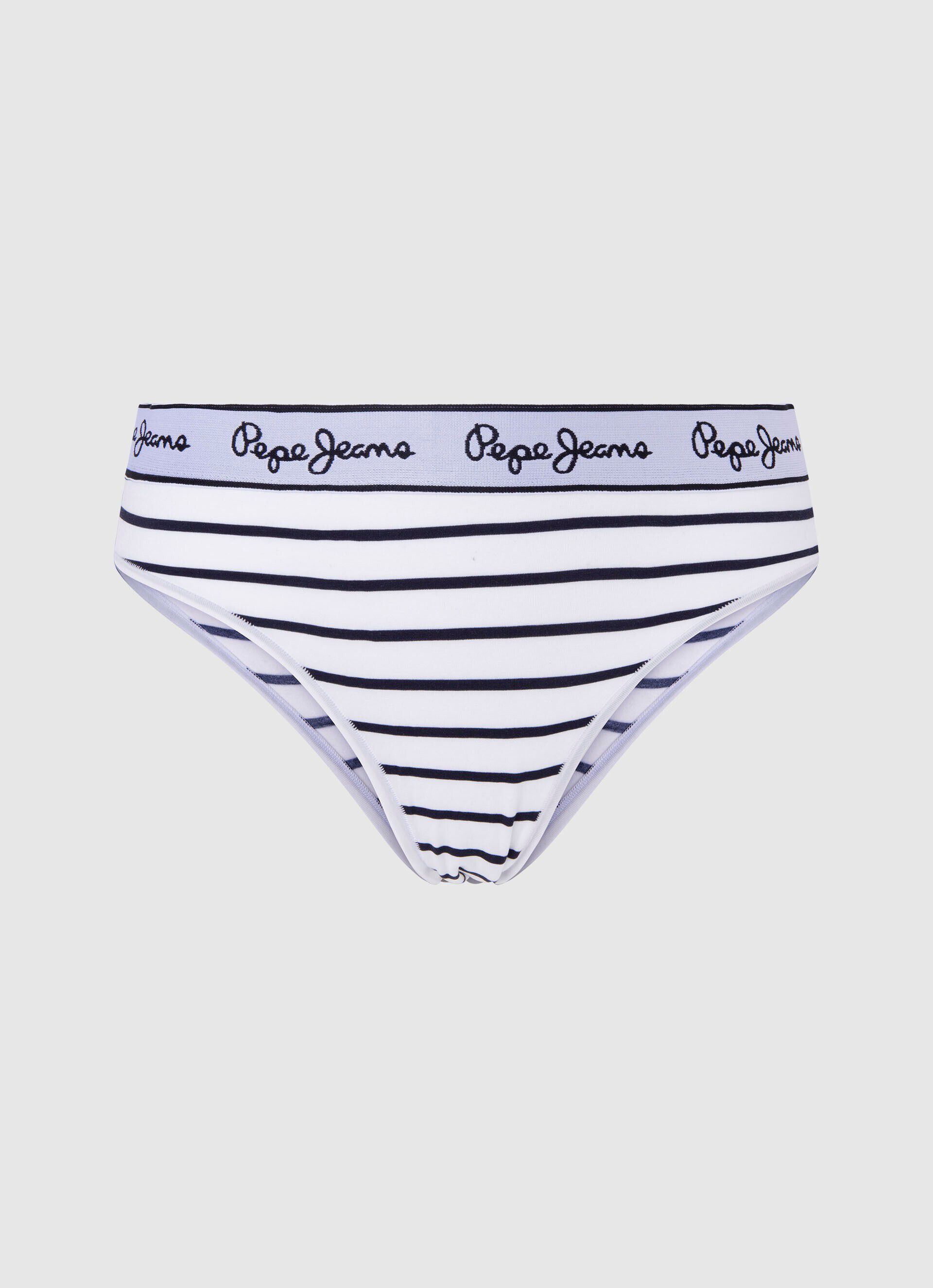 Calcinha listrada brasileira STRIPES - azul marinho