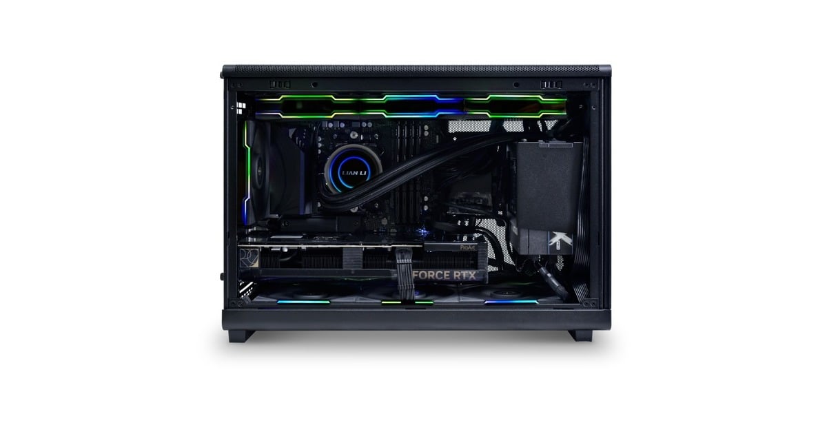 Lian LiA3-mATX Black (Wood Edition) midi tower behuizing  (Zwart/houtkleur | 2x USB-A | 1x USB-C)