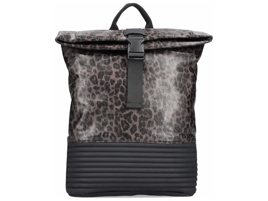 RIEKER Rucksack Leopard Lederimitat