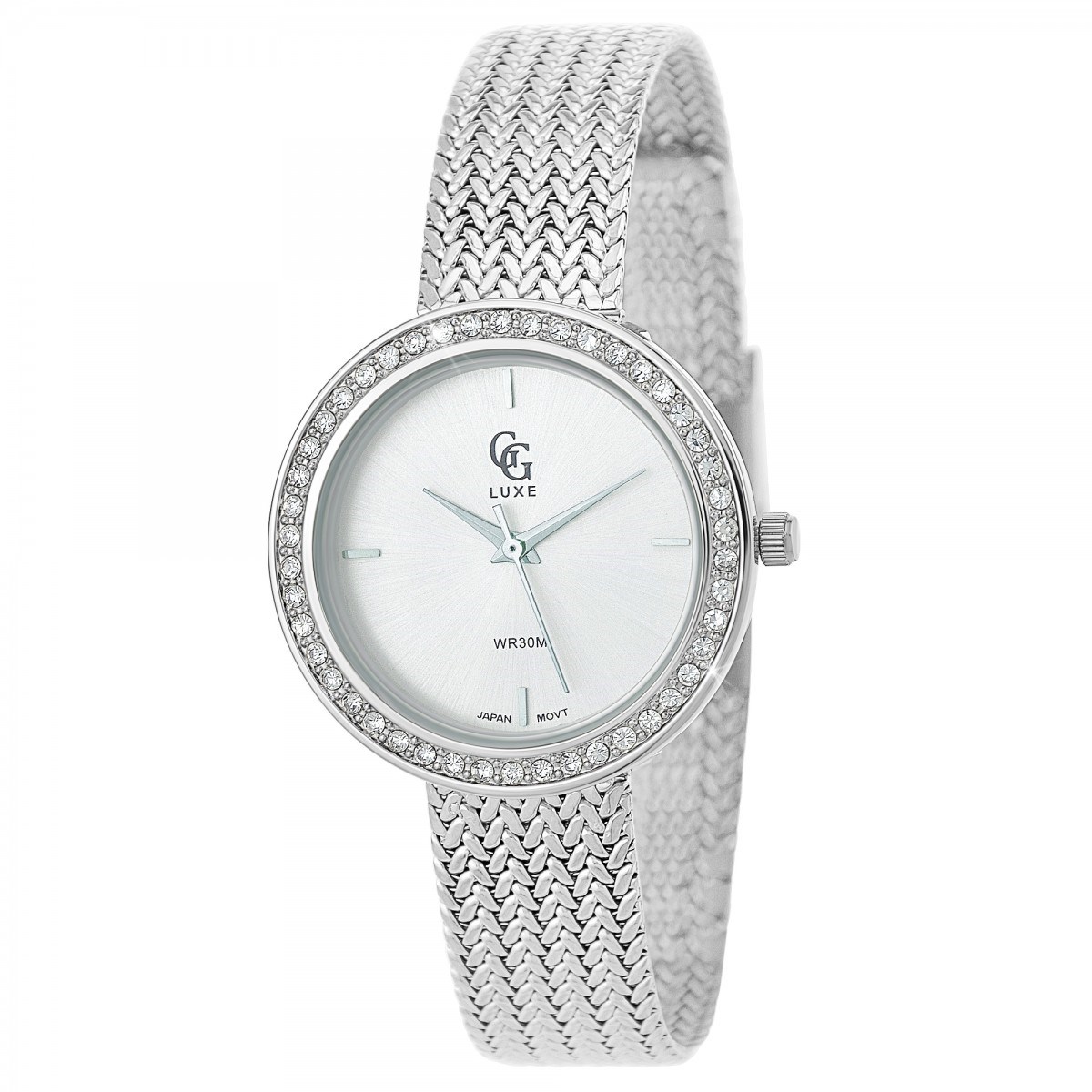 Montre Mona élégante ornée de Cristaux scintillants SC Crystal