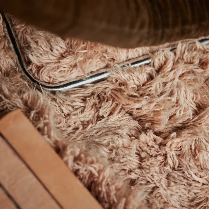 HKliving - Fluffy Teppich, 200 x 300 cm, espresso