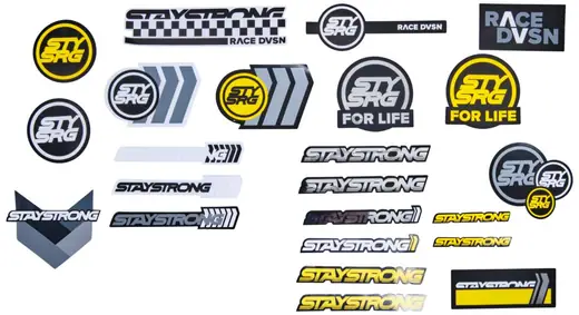 Stay Strong Assorted Sticker Pak | SkatePro