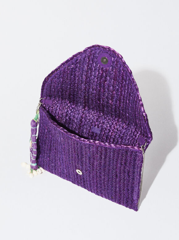 Bolsa Badolera De Yute - Violeta