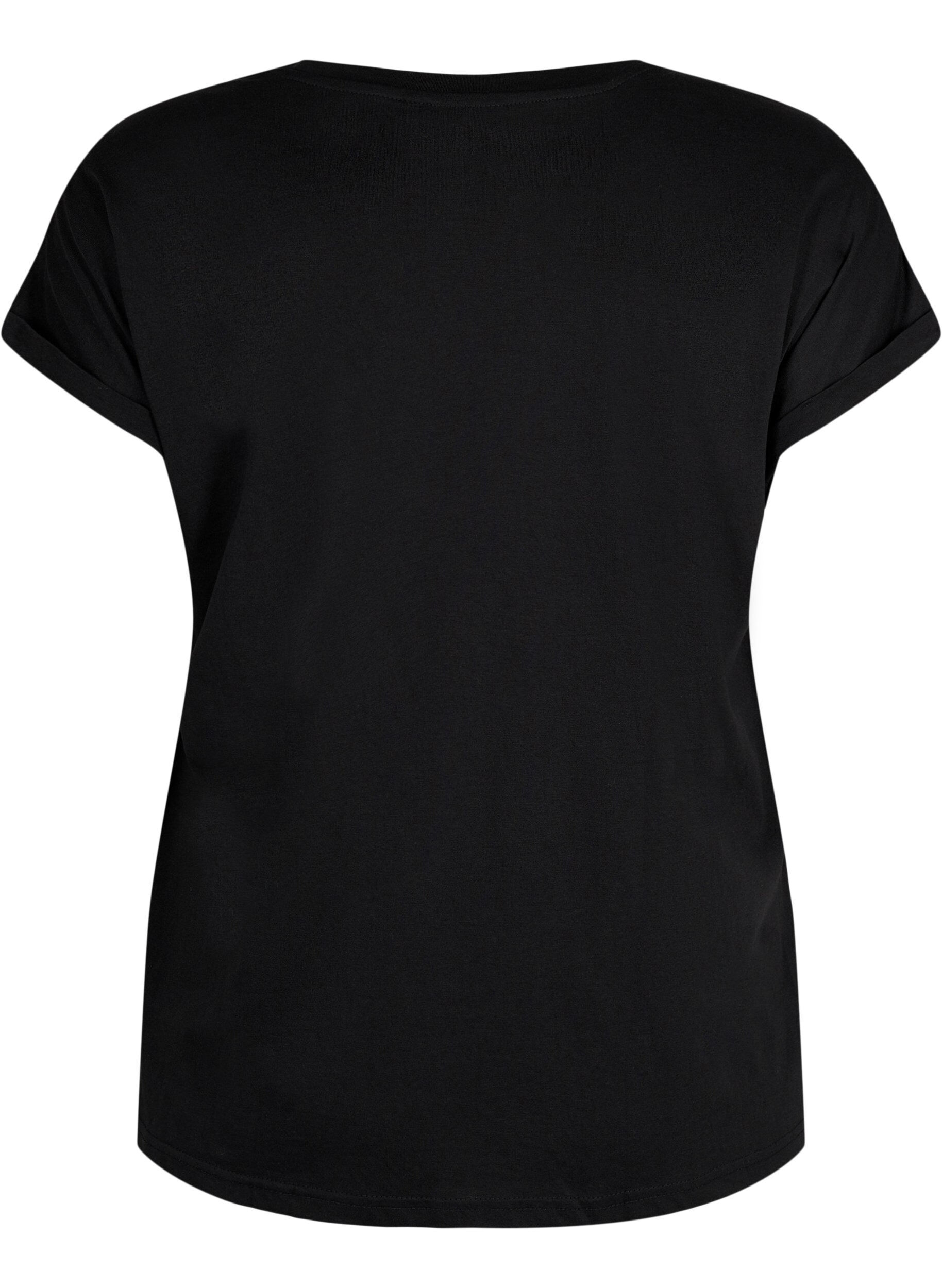 Kortærmet t-shirt i bomuldsblanding