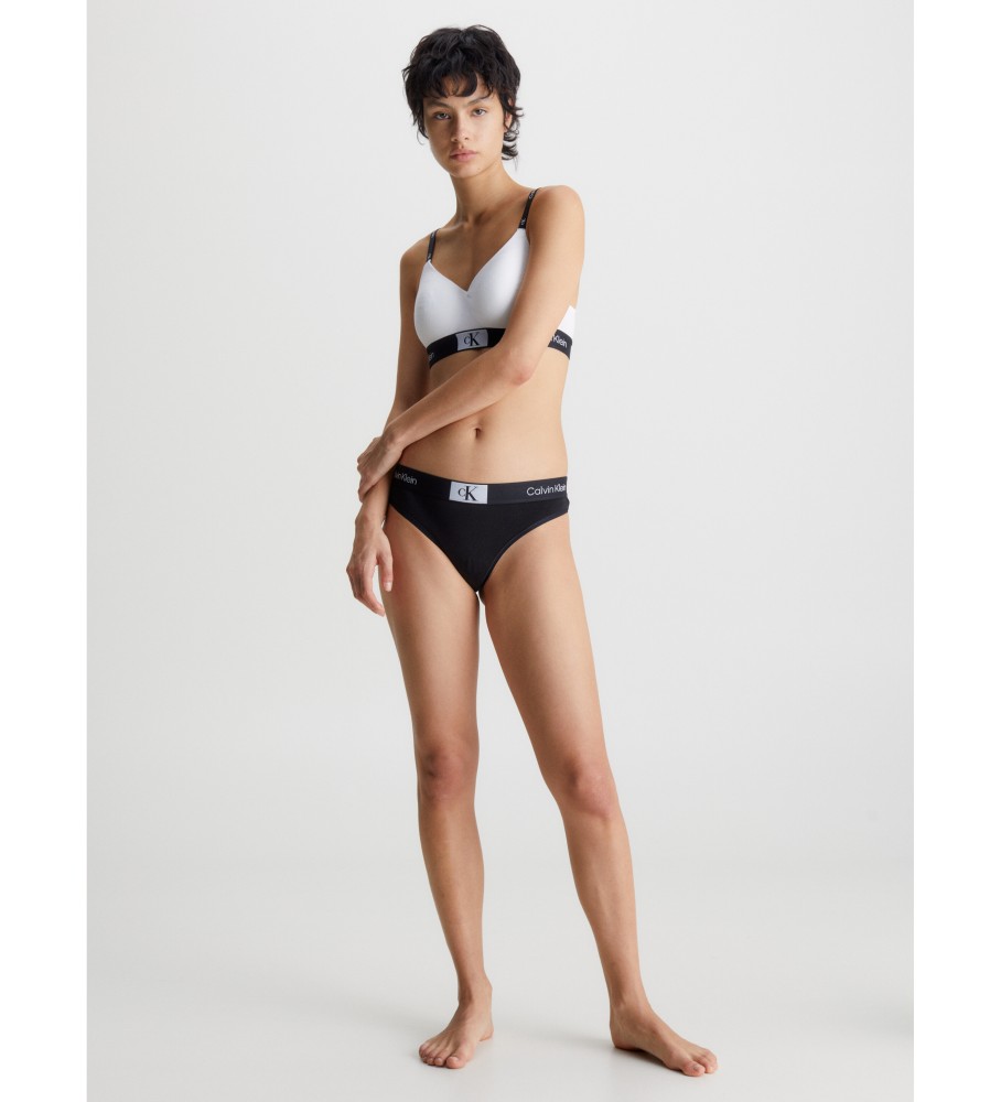 Sutiã Calvin Klein de alças finas CK96 branco