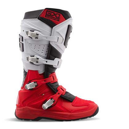 Bottes cross Gaerne GX1 EVO RED/WHITE 2025 - Rouge / Blanc