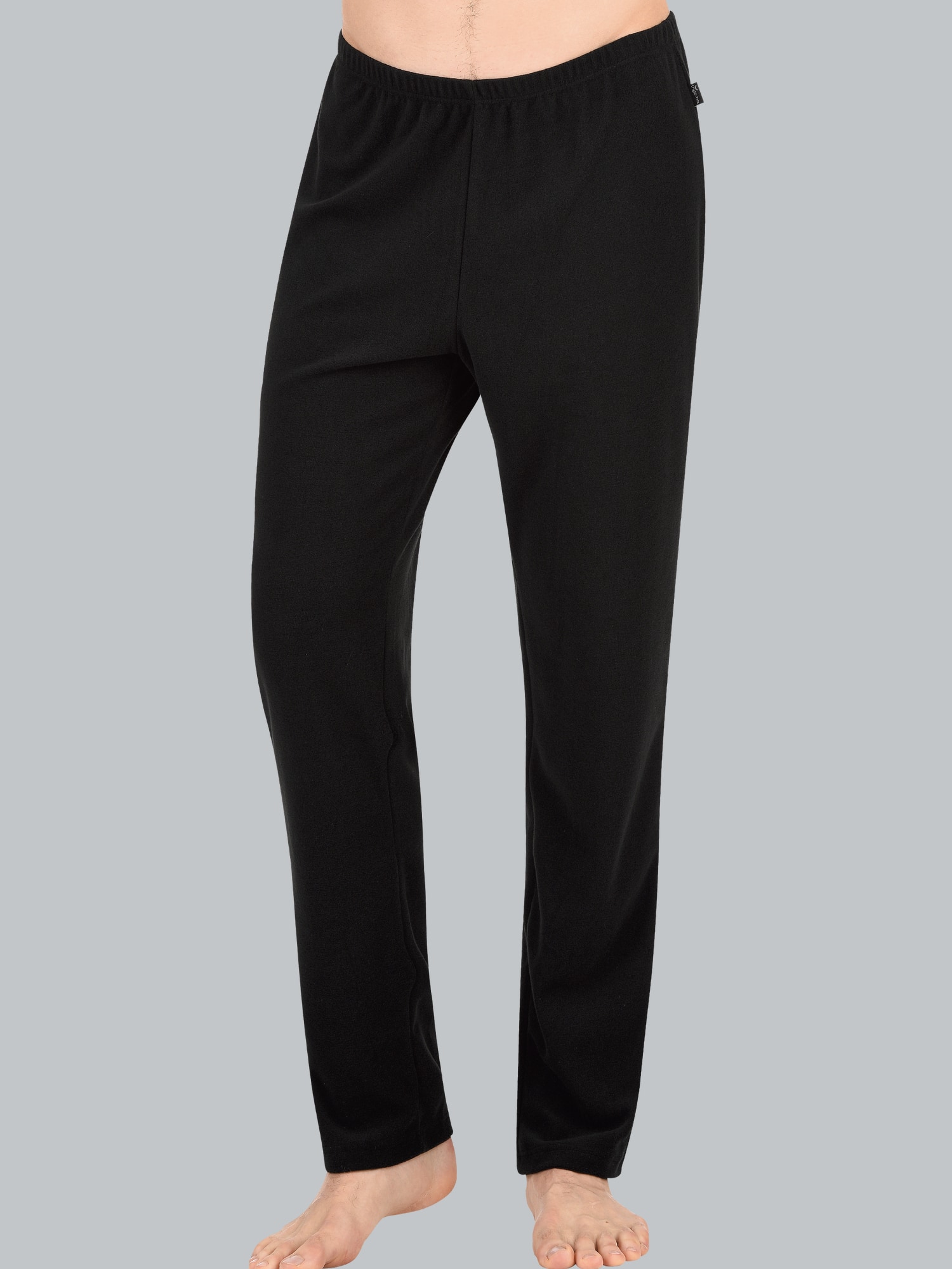Leichte Fleece-Freizeithose Schwarz