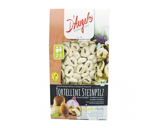 TORTELLINI D`ANGELO COGUMELOS PORCINI BIO 250G
