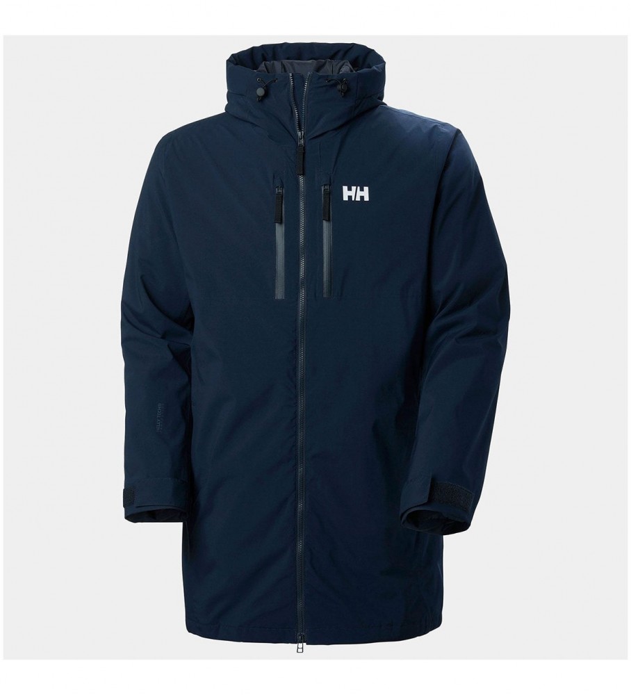 Casaco impermeável isolado Helly Hansen para o Parque Marinho