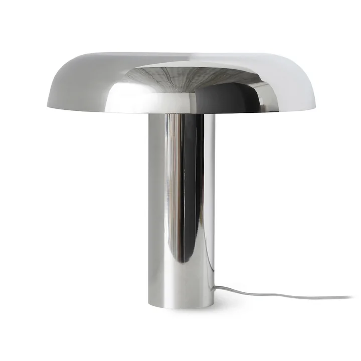 HKliving - Mushroom Tischleuchte, chrom