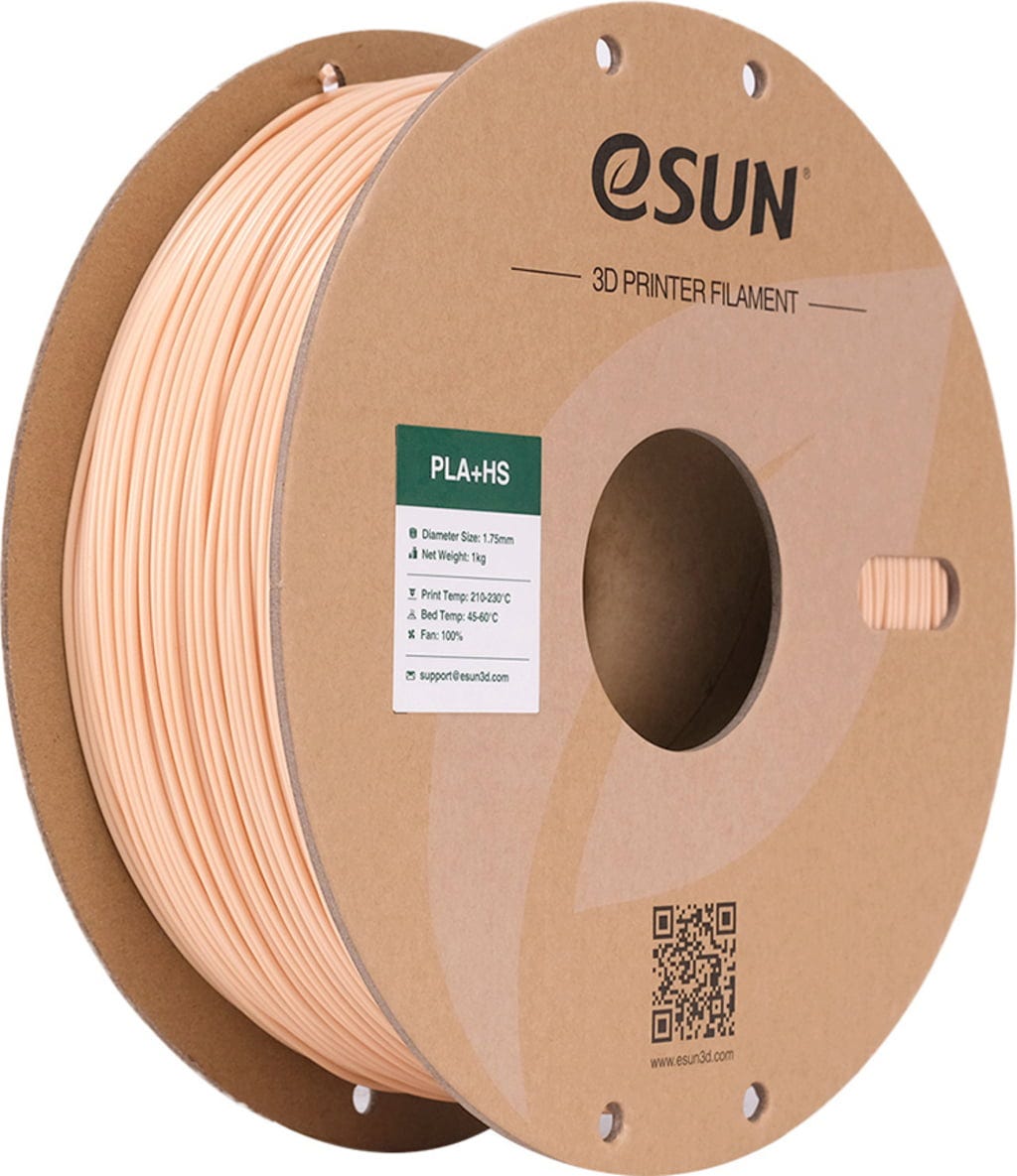 eSUN  PLA+HS Beige, 1,75 mm / 1000 g    PLA-Filament für den Hochgeschwindigkeitsdruck