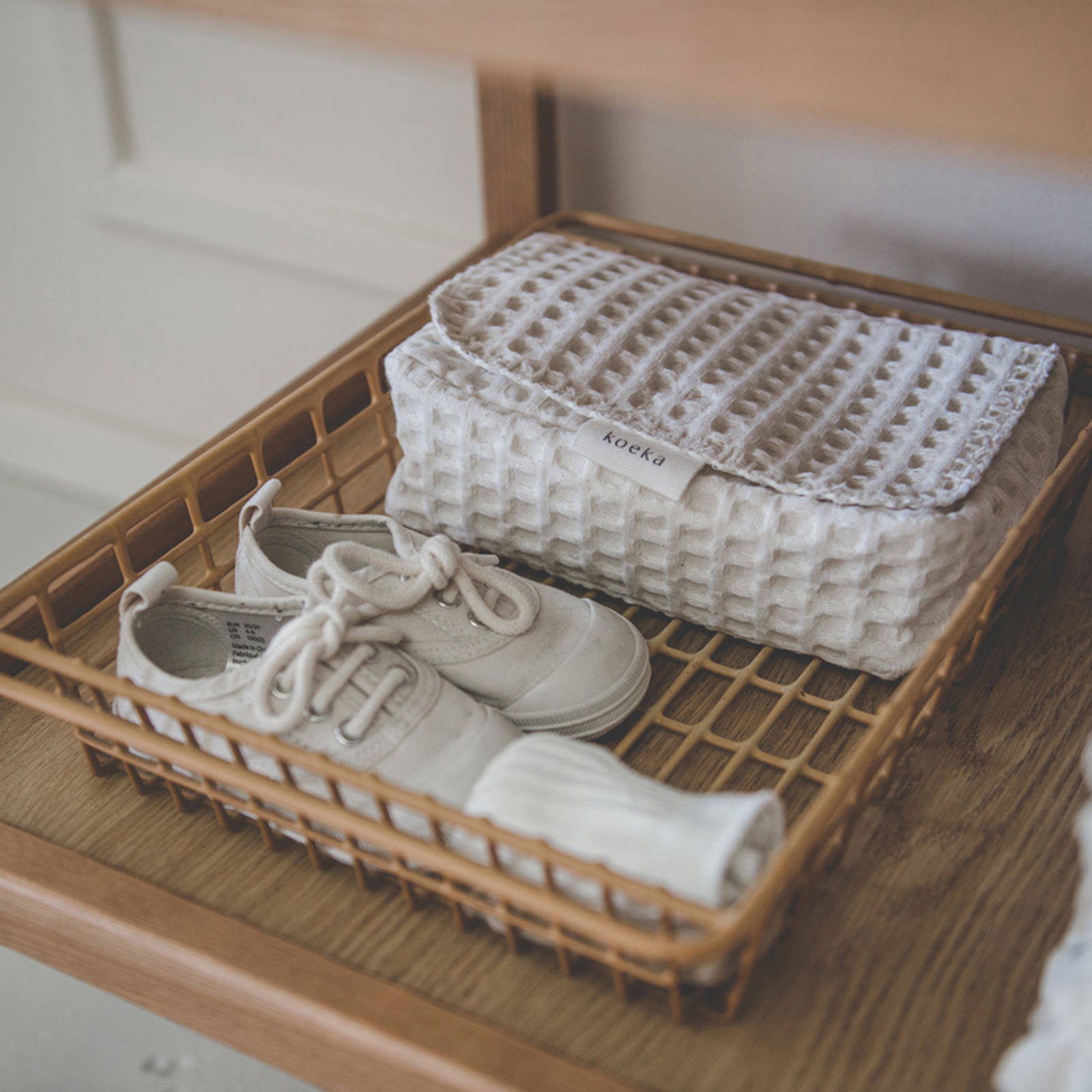 Koeka Antwerp babydoekjeshoes natural
