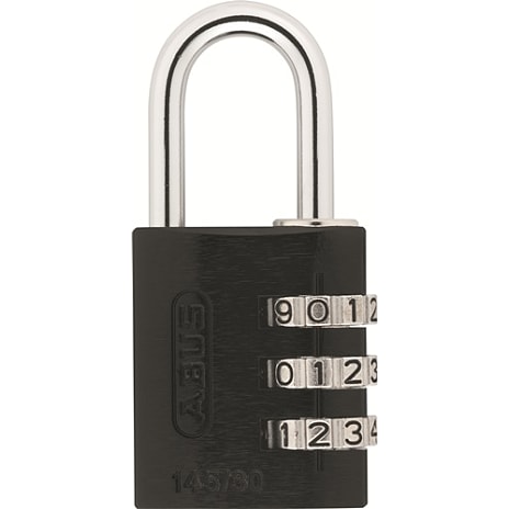 ABUS kodelås 145/30 - sort