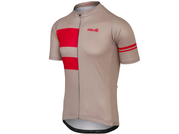 AGU Stripes Essential Cykeltrøje, Bond Greige