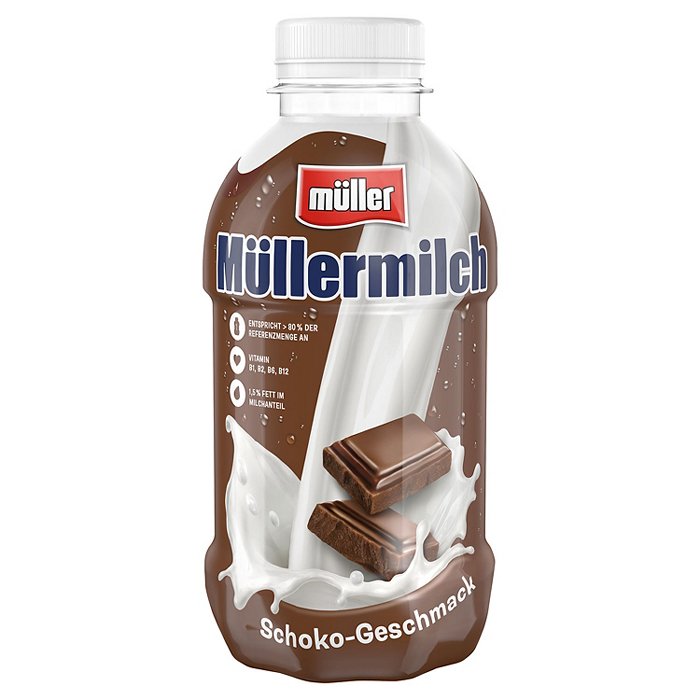 MÜLLER Müllermilch 400 ml, Schokolade