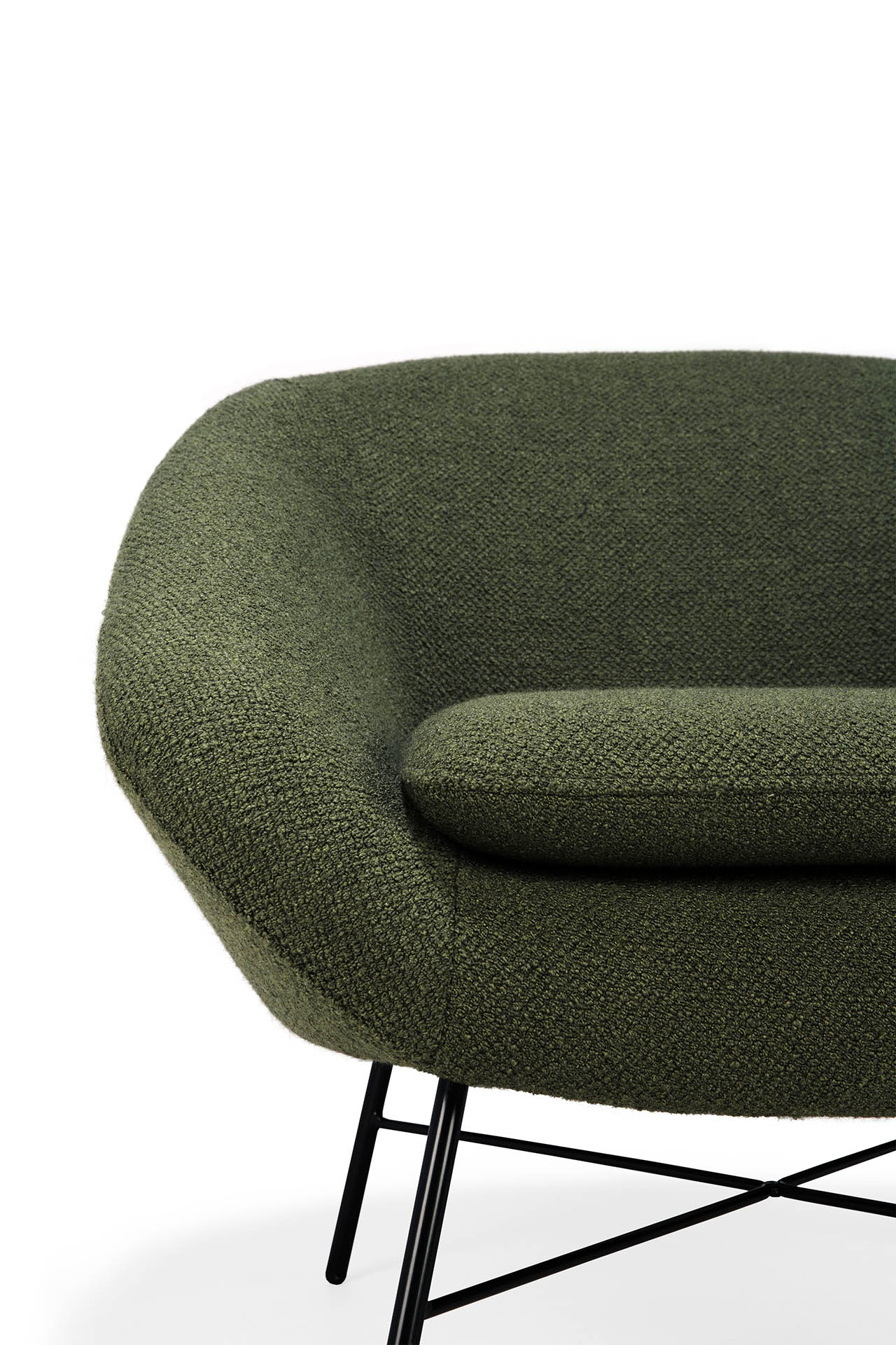 Barrow lounge chair - pine green
