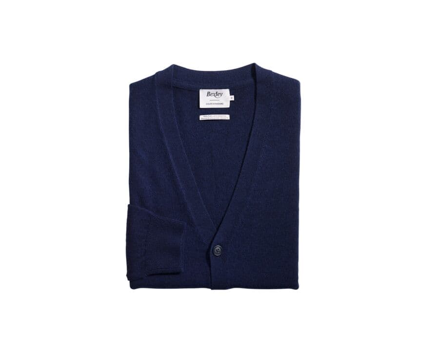 Gilet homme laine Bleu Marine - OWEN II