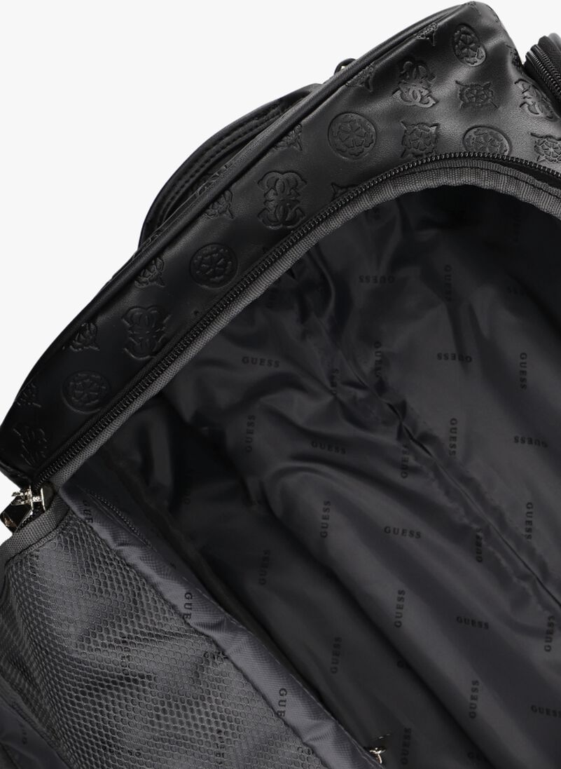 GUESS zwarte guess weekendtas wilder wheeled duffel
