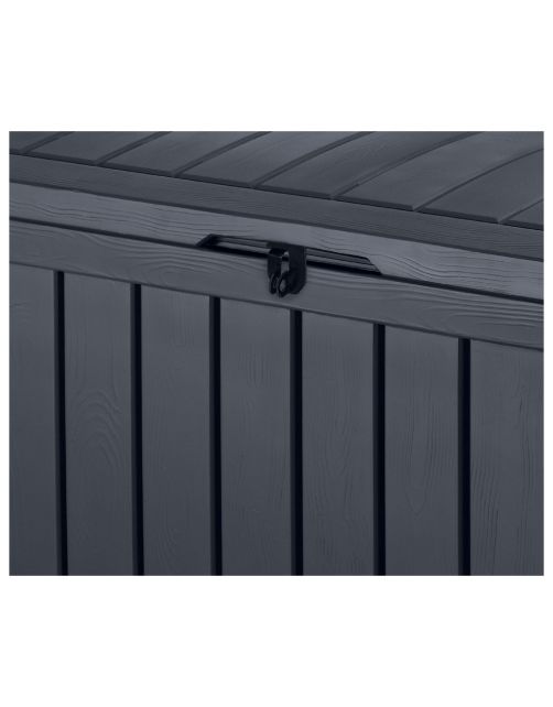 Keter Opbergbox Glenwood - Tuinmeubelen - 128x68x61 cm 390 l Antraciet