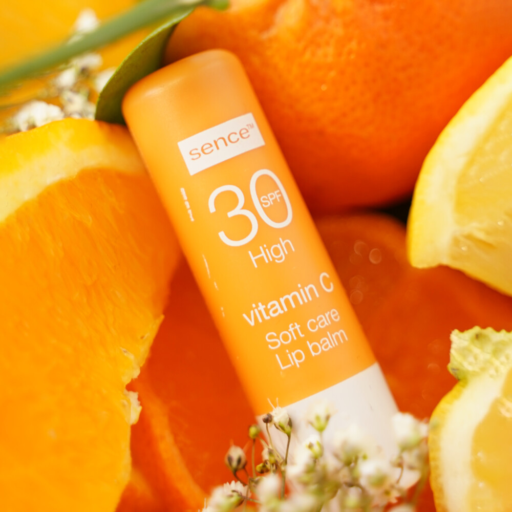 4x Sence Lippenbalsem Vitamine C met SPF 30