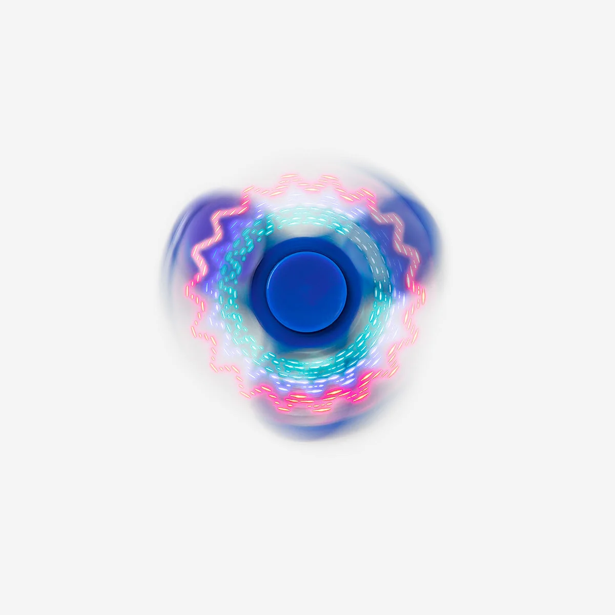 Fidget spinner. Med lys