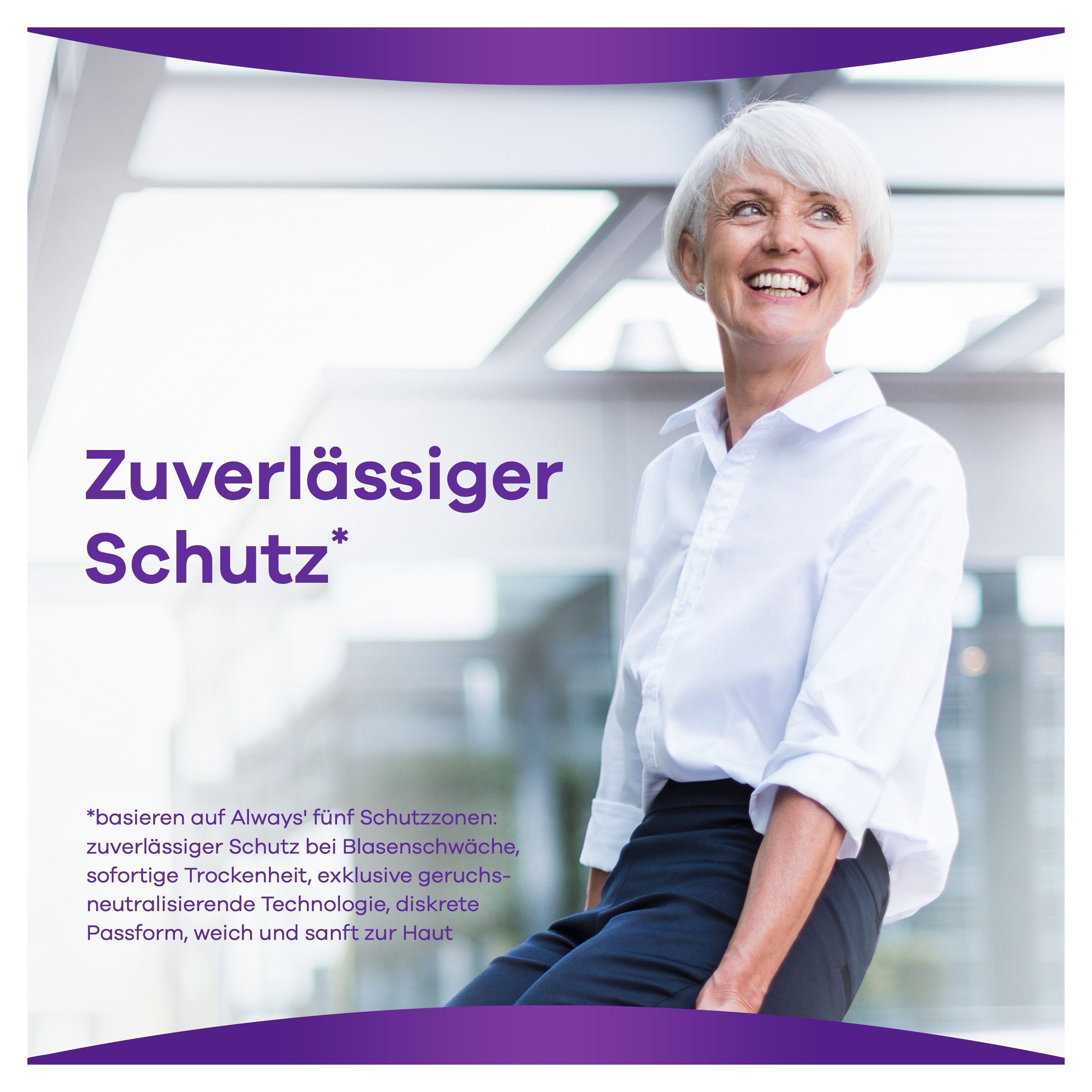always discreet Blasenschwäche Long