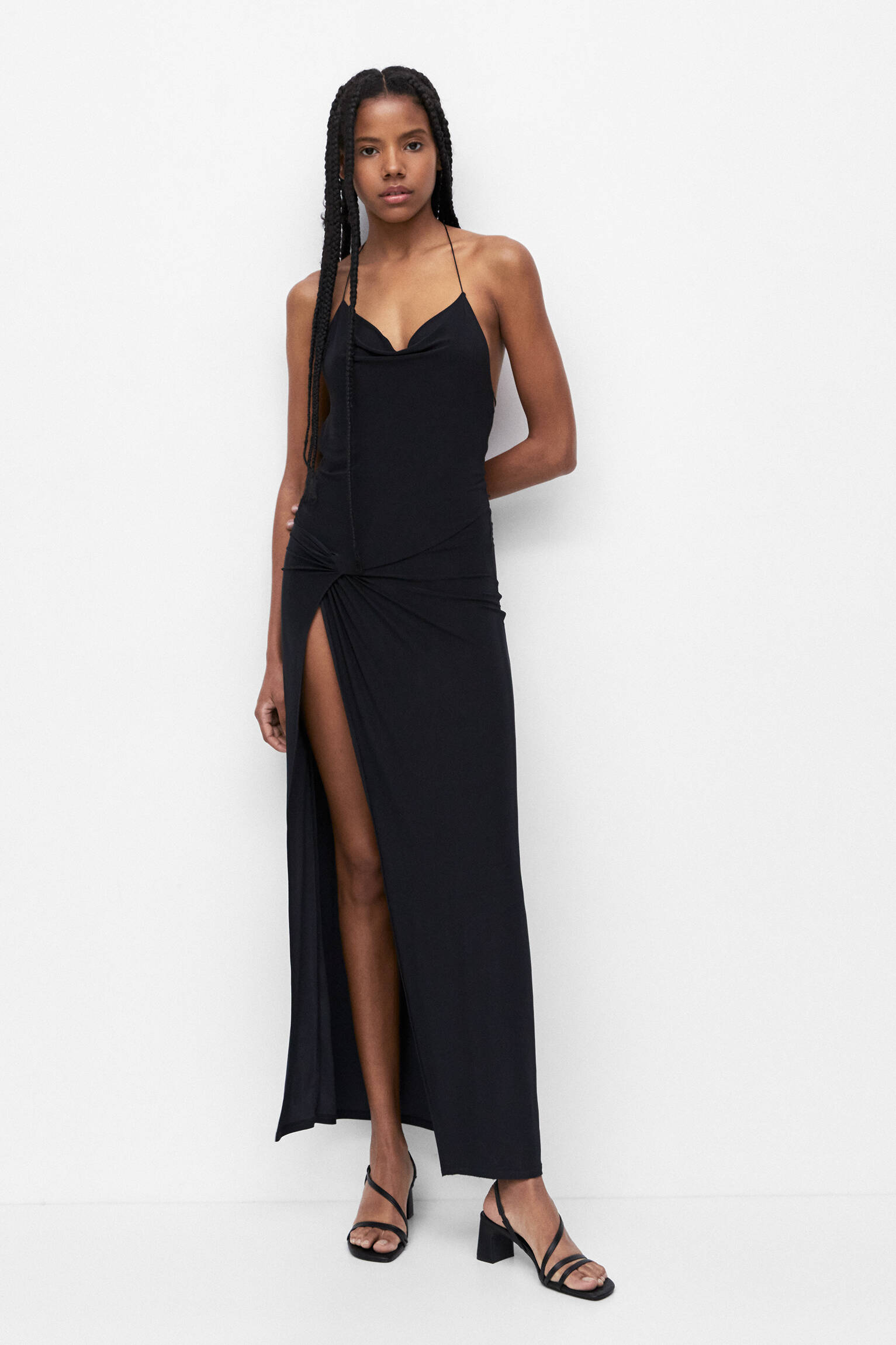 VESTIDO LONGO PRETO DE EDIÇÃO LIMITADA - PRETO