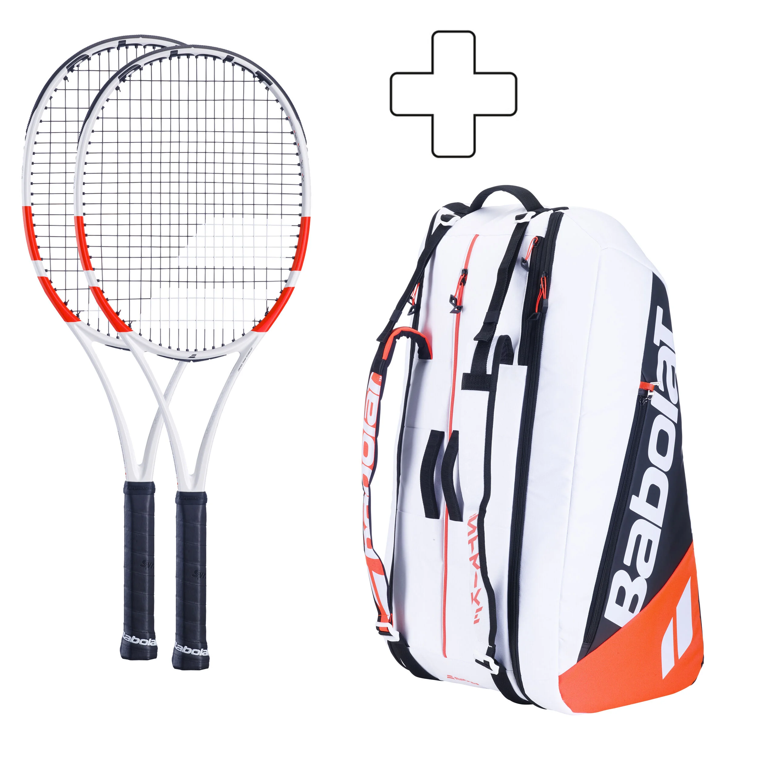 Babolat 2x Pure Strike 18x20 + Sac De Tennis