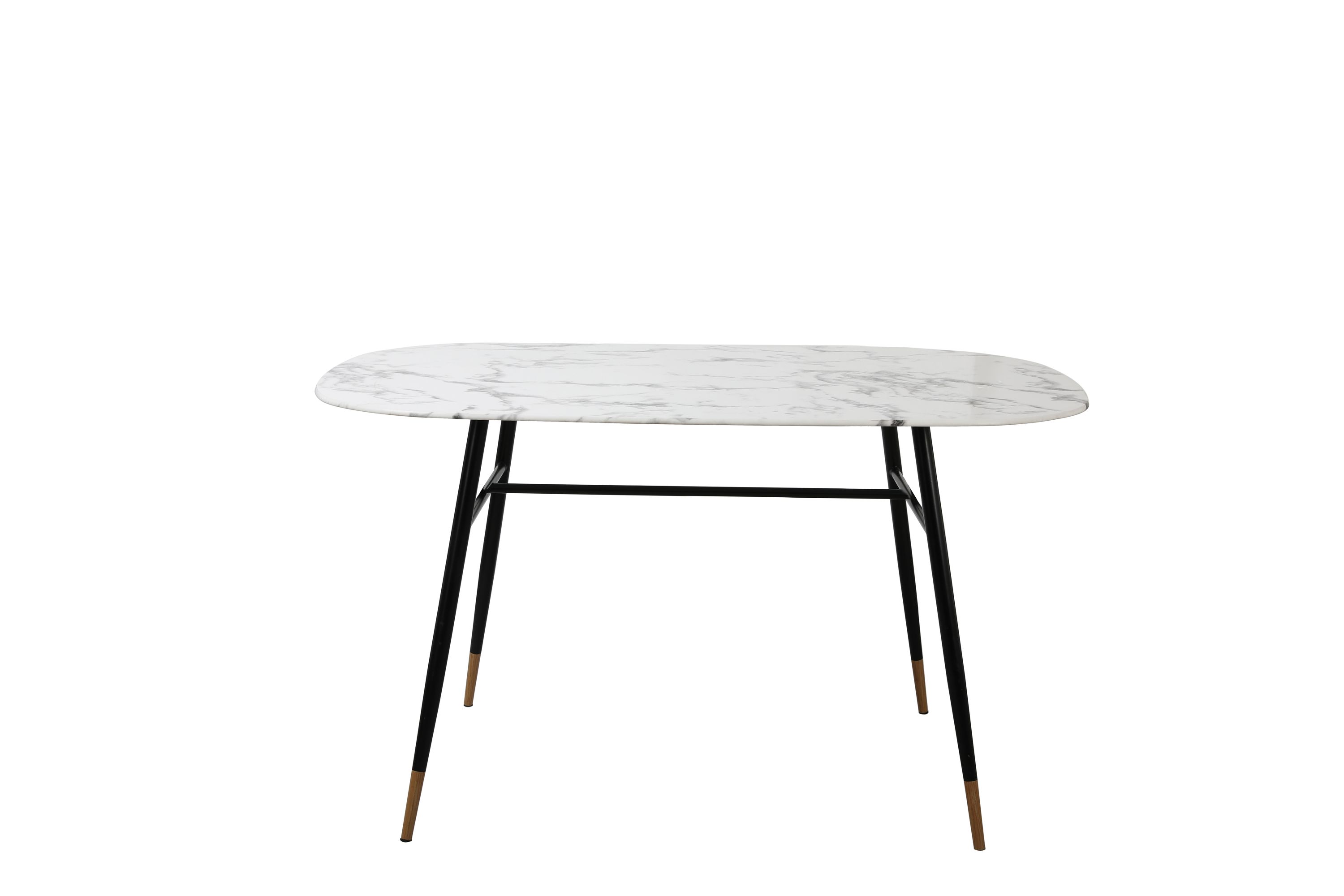 Tisch 140x90 Glas Marmor Optik Esstisch Speisetisch Glastisch Küchentisch