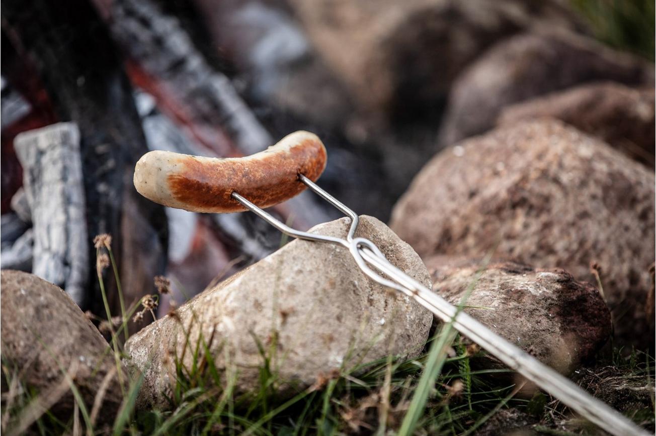 Petromax Campfire Skewer LS1 kampvuurspiezen, 2 stuks, rechte vork