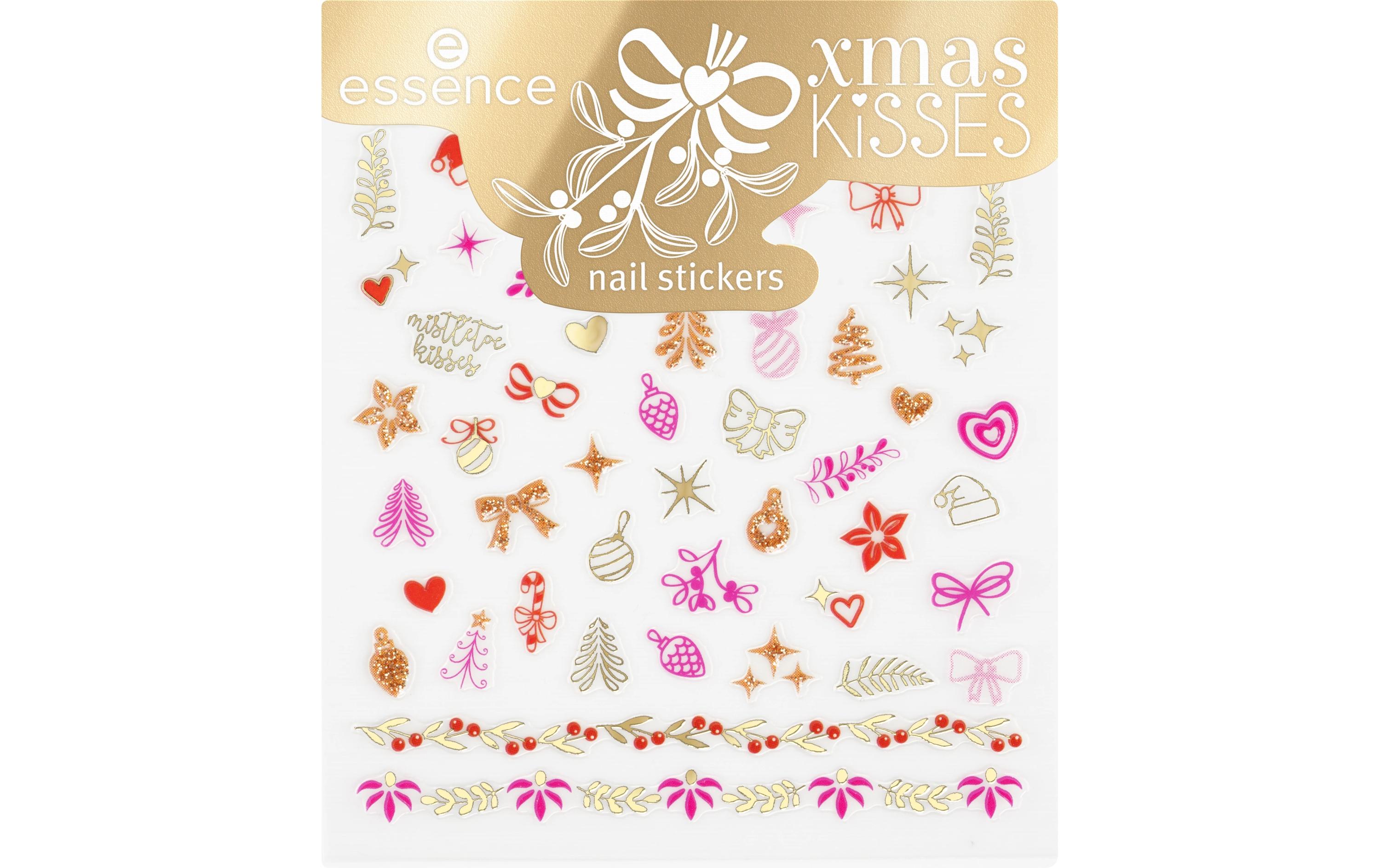 Nagelsticker XMAS KiSSESFröhliche Nagelsticker für eine schnelle und einfache Weihnachtsmaniküre