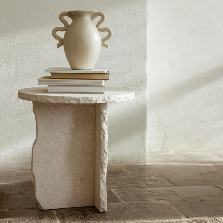Ferm Living - Verso Blumenvase, H 27 cm, cream