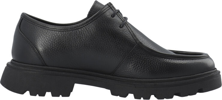 Bianco BIASHARP Moc Toe Shoe Tumbled Leather Black