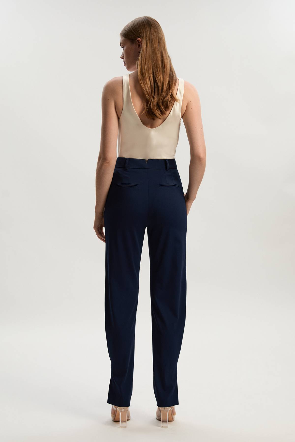 KarenMillen Pantalon tailleur Digital Ophelia soigné avec détail à la cheville