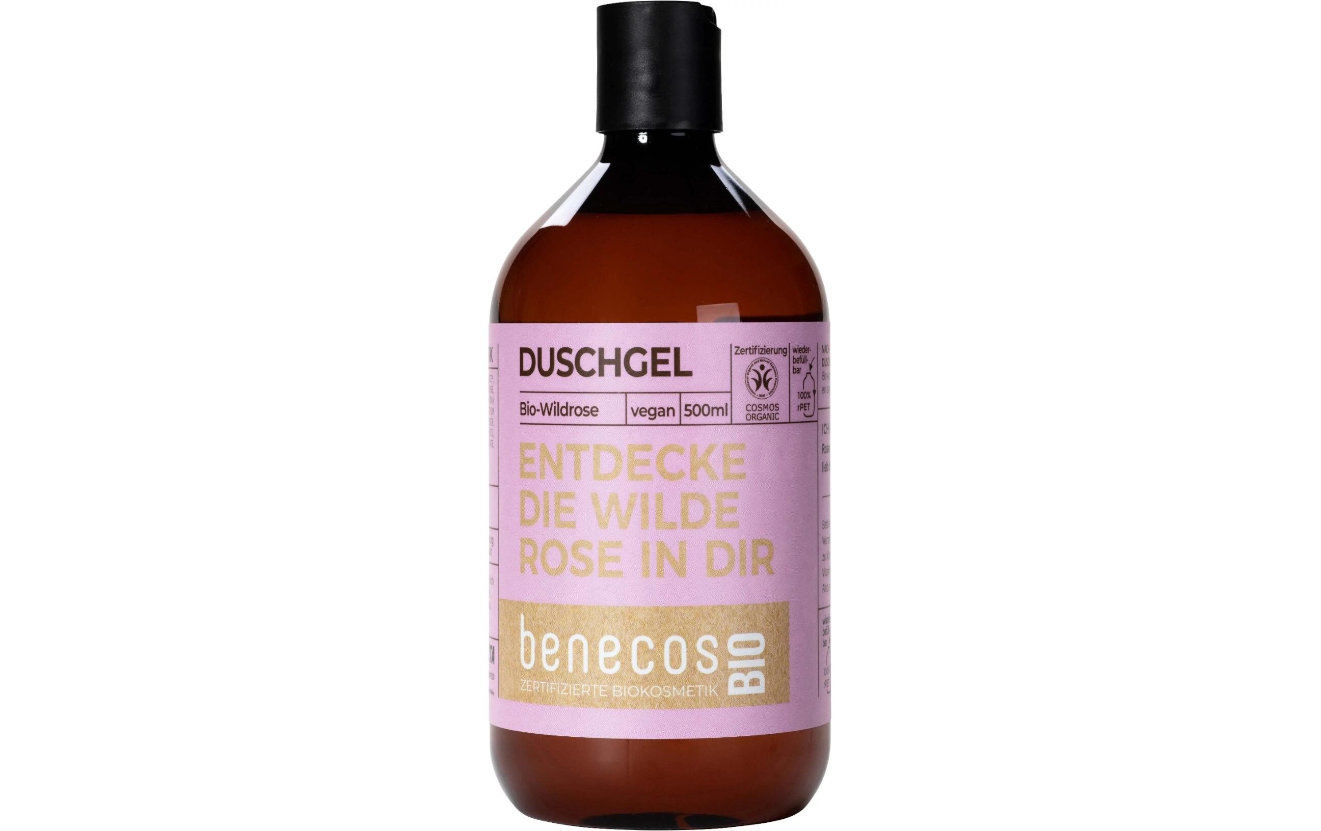 Duschgel BIO-Wildrose 500 mlNatürliche Pflegedusche harmonisierend, blumig und pflegend mit Bio-Wildrose