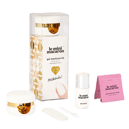 Le Mini Macaron Gel Manicure Kit, Milkshake