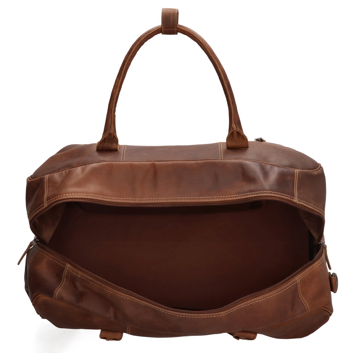 Hide & Stitches Japura Travelbag cognac