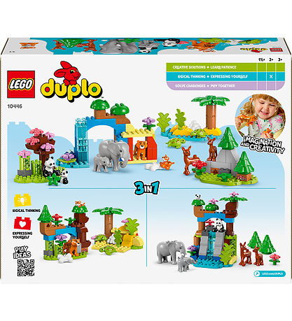 LEGO® DUPLO - Wildtier-Familien 3-in-1-Set 10446 - 3-in-1 - 92
