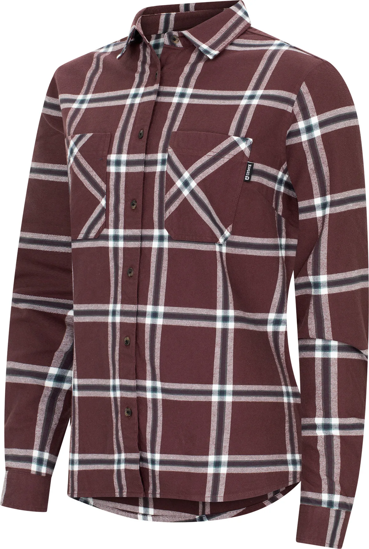 Urberg Two Pocket Flanell Shirt Wmn Huckleberry/blue Nights