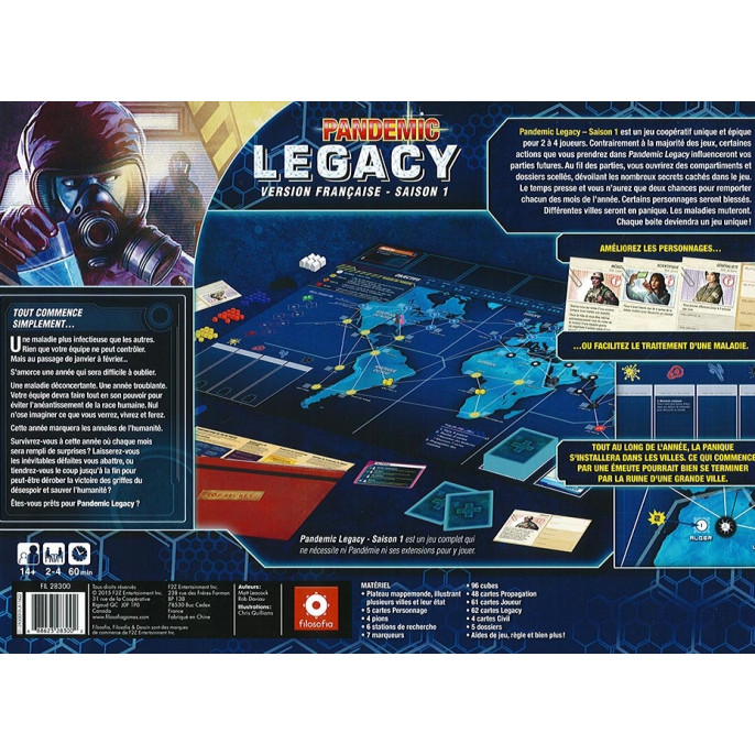 Pandemic Legacy : Saison 1