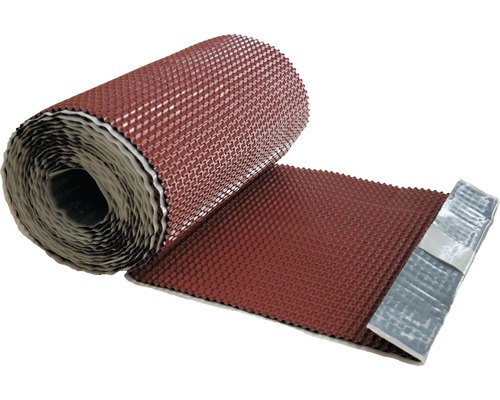 Wand- en schoorsteenaansluitrol, aluminiumoxide rood, 5 m x 320 mm