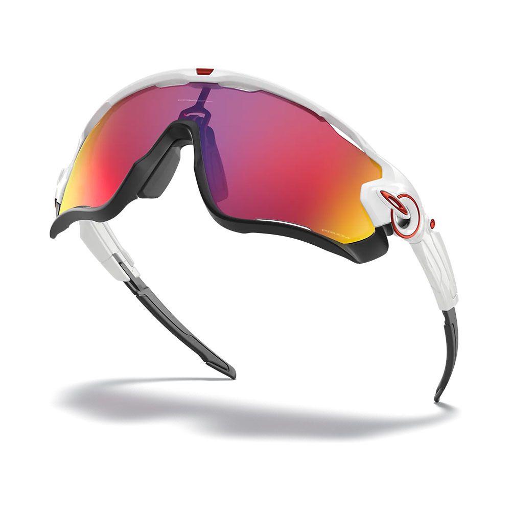 Oakley JAWBREAKER - Lunettes de soleil polished white/prizm road