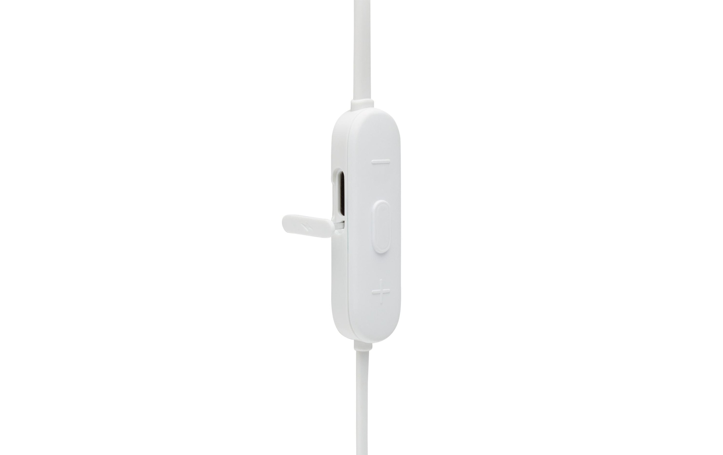JBL wireless In-Ear-Kopfhörer »TUNE 125BT Weiss« Inline-Fernbedienung, Sprachsteuerung